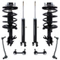 Detroit Axle - 8pc Strut Shock Kit for 2002-2006 Nissan Altima V6 3.5L, 2 Rear Shock Absorbers 2 Front Struts with Coil Spring 4