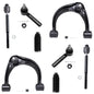 Detroit Axle - 8pc Front End Kit for 03-09 Lexus GX470 Toyota 4Runner, 07-09 FJ Cruiser, 2 Upper Control Arms 4 Tie Rod Ends 2 B