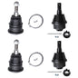 Detroit Axle - 4 Front Ball Joints for Chevy GMC Silverado Sierra Avalanche Suburban Yukon XL 2500 3500 HD Hummer H2 Upper and L