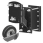Qualward Spare Tire Mount Bracket for Trailer & Carrier - 300lbs Capacity, Fits 4 & 5 & 6 Lugs Wheels on 4, 4.25, 4.5, 4.75, 5 o