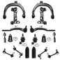 Detroit Axle - Front Rear Suspension Kit for Chevrolet Trailblazer EXT SSR GMC Envoy XUV Buick Rainier Saab 9-7x Control Arms Ba
