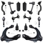 Detroit Axle - 14pc Front End Suspension Kit for 04-08 Acura TSX, 03-07 Honda Accord, Upper Control Arms Tie Rods Lower Ball Joi