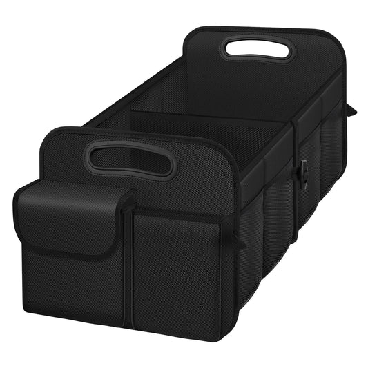 HABOPET Trunk Organizer, Collapsible Waterproof car Trunk Organizer for SUVs & Sedans, Car Storage Organizers with Reinforced Ha