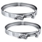 EVIL ENERGY V Band Clamp for Flange Kit Stainless Steel (2, 6.0)