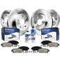Detroit Axle - Brake Kit for 2000 2001 Lexus ES300 Toyota Camry Disc Brake Rotors Ceramic Brakes Pads Front and Rear Replacement