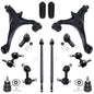 Detroit Axle - Front End 14pc Suspension Kit for 01-05 Honda Civic 2001 2002 2003 2004 2005, 2 Control Arms 2 Ball Joints 4 Fron
