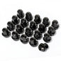 TAGMORE M12X1.5 Black Lug Nuts - 20pcs OEM Wheel Lug Nuts Compatible with 2009-18 Focus/2012-18 Fusion/2013-2020 Escape/2018+ Ec