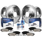 Detroit Axle - Brake Kit for 07-09 Ford Expedition Lincoln Navigator Disc Brake Rotors 2007 2008 2009 Ceramic Brakes Pads, Front