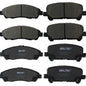 SIPAUTEC-8pcs Ceramic Brake Pads Replacement For (Honda Pilot 2009/2010/2011/2012/2013/2014/2015),(ACURA MDX 2007-2013),(ACURA Z